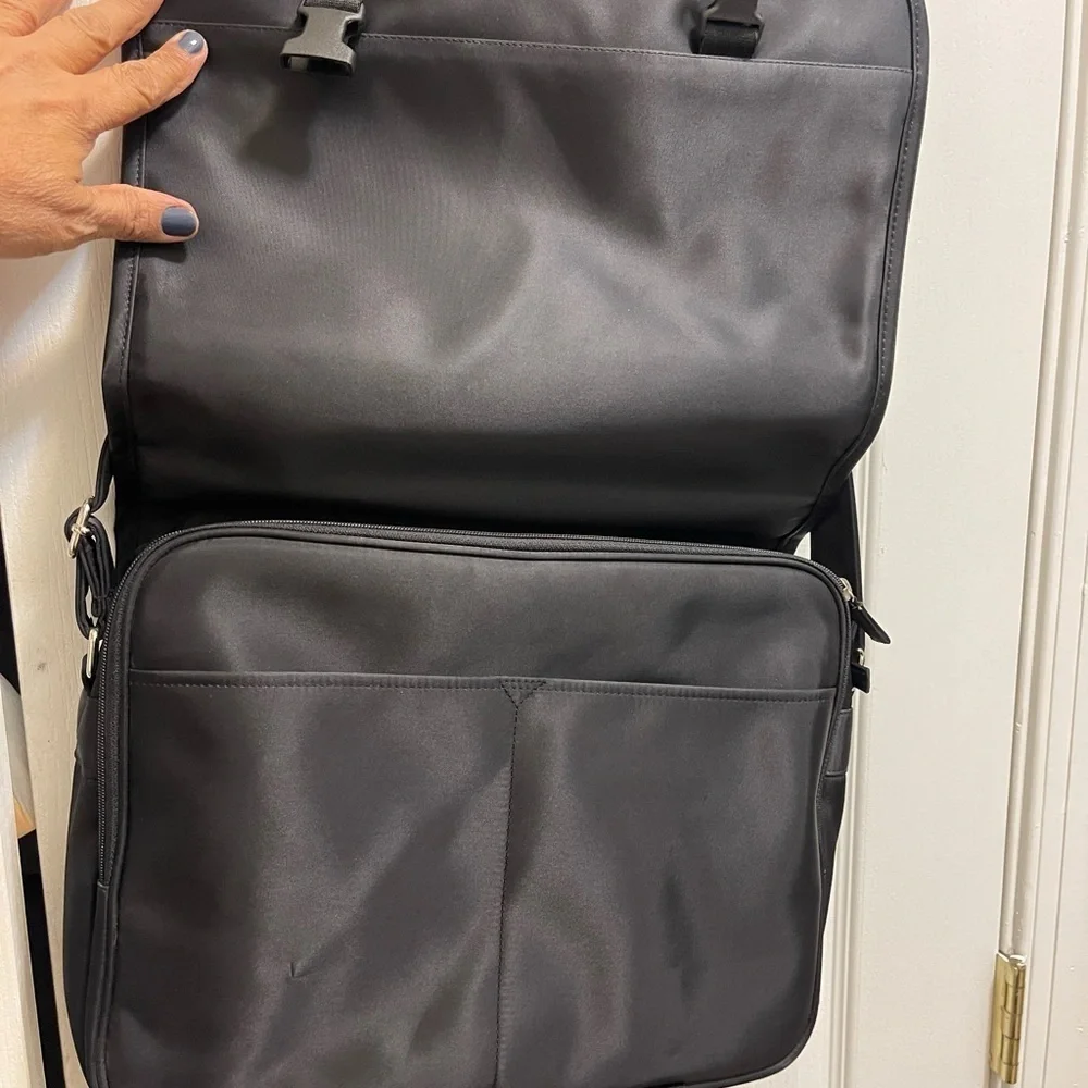 GUESS Black Nylon Exterior Laptop Bags in new conditions